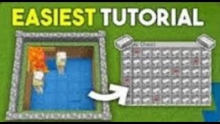 The Easiest IRON Farm in Minecraft  Tutorial 121 [upl. by Nnairek]