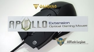 GAMDIAS APOLLO Extension Optical Gaming Mouse Unboxing  Review [upl. by Sierra]