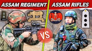 Assam Rifles vs Assam Regiment [upl. by Tiffani]