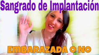 Sangrado de Implantación experiencia [upl. by Lippold]