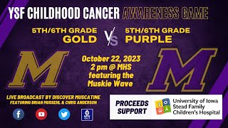 5th6th YSF Grade Muskies Childhood Cancer Awareness Game  DMSN Live Broadcast [upl. by Leahcimsemaj718]