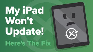 My iPad Wont Update Heres The Fix [upl. by Eixid357]