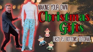 Super Easy Pj Bottoms Step by step AND FRENCH SEAMS [upl. by Laban373]