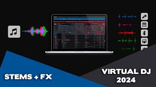 USA LOS STEMS A OTRO NIVEL VIRTUAL DJ 2024 STEMSFX [upl. by Rue883]