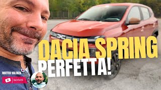 Dacia Spring 65 Extreme 2024 CONSUMI PERFETTI in città [upl. by Ho]