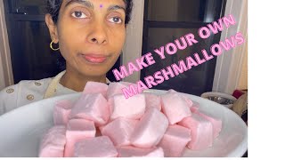 The Best Homemade Marshmallow Recipe in Tamil  Easiest Way To Make Homemade Marshmallows [upl. by Gram]