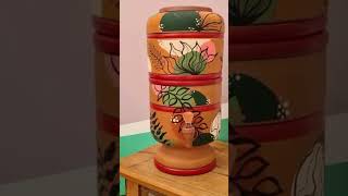 Decorative Clay Water Filter  Filtro de Barro Decorado [upl. by Arreic236]