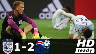 England vs Iceland 1 2 All Goals amp Highlights Elimination EURO 2016 HD YouTube [upl. by Lleral]