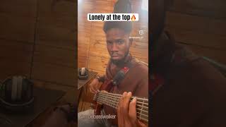 Lonely at the top  Asake ASAKEMUSIC Bass cover 😱 bassguitarplayer asake afrobeats covers [upl. by Devy427]