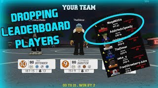 DROPPING OFF THE 1 AND 2 PLAYERS ON THE LEADERBOARD RB WORLD 3 PARK ROBLOX [upl. by Selrac]