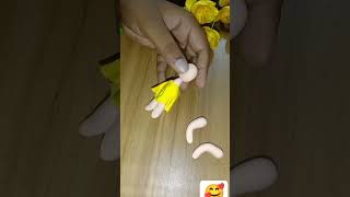 clay clay diya putul bananodoll making clay diy doll craft airdryclay shorts [upl. by Ailssa]