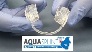 Aqua Splint  Eine Wasserschiene zur Behandlung des Kiefergelenks [upl. by Dyer]