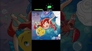 the little Mermaid  happy color game happycolour youtubeshorts [upl. by Heiner]