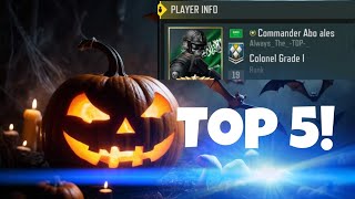 Art Of War 3Top 5 Halloween tournament in the gold league المركز الخامس في بطولة الهالوينabo alesr [upl. by Anglo]