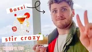 Bazzi’s Coffee Cocktail Has Tequila AND Rum  Stir Crazy  Cosmopolitan [upl. by Nirehs598]