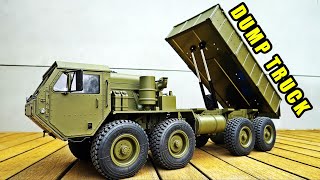 AMAZING RC TRUCK HGP803A HEMTT US MILITARY TRUCK 8X8 New Upgraded Model With 5KG Dump Bed [upl. by Boycey]