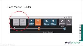 Tobii Dynavox Hörsaal  Gaze Viewer Nutzung des Blickverlaufs [upl. by Semajwerdna407]