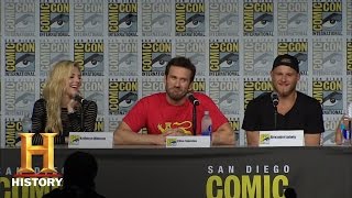 Vikings Season 4 SDCC Cast Panel San Diego ComicCon 2016  History [upl. by Reivad53]