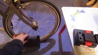 BROMPTON BIKE 2016 New Ortlieb KLICKfix Adapter PROTOTYPE Akubrabromptongirl FALTRADXXS [upl. by Armington374]