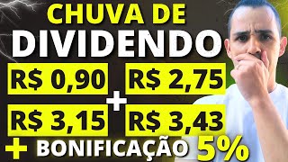 15 AÇÕES DATA COM PARA DIVIDENDOS e BONIFICAÇÃO 5  MUITOS DIVIDENDOS EM MARÇO E AINDA DA TEMPO [upl. by Parthen756]