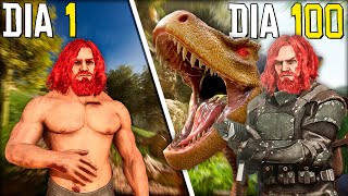 Passei 100 dias no Ark Survival Ascended 🌴 The Island [upl. by Adolpho702]