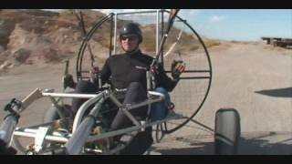 STrike amp Flat Top Paramotor HDV Obsession Powered Paraglider PPG [upl. by Nelyak]