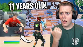 I Met The HIGHEST Ranked 11 Year Old In Fortnite UNREAL [upl. by Lyrrehs]