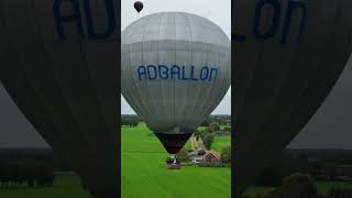 ADBALLON FLYING OVER THE ACHTERHOEK IN THE NETHERLANDS hotairballoons balloonfiesta balloon abq [upl. by Eradis778]