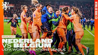 FINAL FOUR AFTER AN INSANE END OF THE GAME 🔥🤯  Highlights Nederland  Belgium 05122023 [upl. by Ragen]