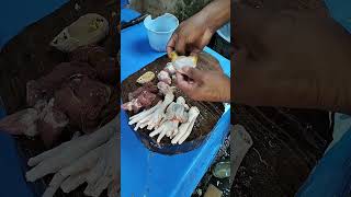 Ceker vs ampla ayam chicken tutorial shorts [upl. by Sheline]