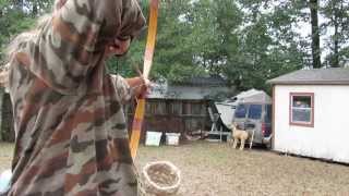 My Primitive 45lb Osage Orange Flatbow [upl. by Harac181]