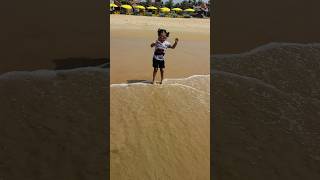 Beach song for kids ⛱️ shorts beachmasti enjoyment sharvishreyu ❤️ [upl. by Guss]