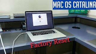 Mac OS Catalina Reset  Restore To Factory Settings Mac 2020 [upl. by Arreyt]