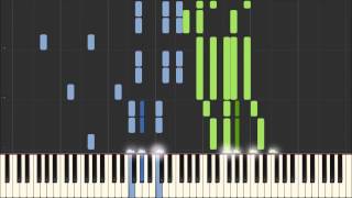 Dmitri Shostakovich  Waltz No 2 Piano Tutorial Synthesia [upl. by Gnim]