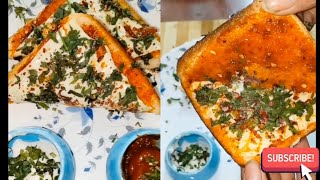 Easy peasy Cheesey 🧀 amp crispy Corender bread 🍞 toast  Easy To Make and very yummy 😋 to eat [upl. by Sisile]