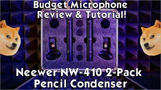 Whats the Deal With the Neewer NW410 2Pack Pencil Condenser Studio Recording Microphones [upl. by Romelle328]