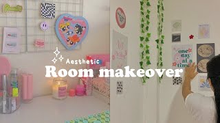 Decorando una habitacion pequeña 🌸☁️ Room tour 2024 [upl. by Thursby]