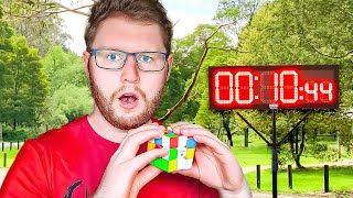 Beating a Rubiks Cube Record With No Experience [upl. by Adaval524]