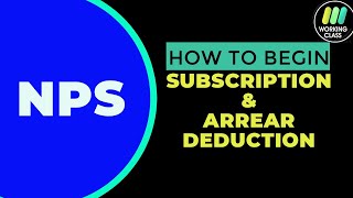 NPS ARREAR DEDUCTION IN SPARK [upl. by Ludlow]