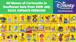 All Shows of Cartoonito in Southeast Asiafrom 28th July 2023 UPDATE VERSION [upl. by Aikyn798]