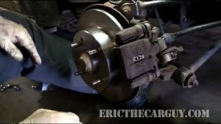 How To Replace Rear Disc Brakes Full  EricTheCarGuy [upl. by Calvina789]