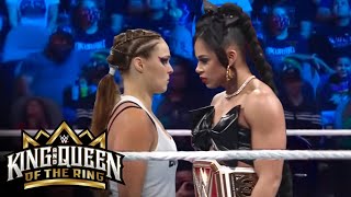 Ronda Rousey Vs Bianca Belair  Full match  WWE May 26 2024 [upl. by Adnicul]