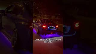 HCmotion LED Tail Lights For Subaru WRX STI 20152021 start up animation [upl. by Anovahs]