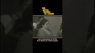 Noticiero Cinematográfico Prensa Filmada  Germania López de Morán  1980 [upl. by Letty]