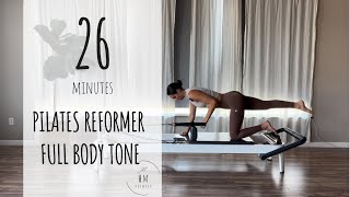 Pilates Reformer  Intermediate Pilates  Full Body Workout [upl. by Fineberg887]