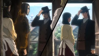 Scene Comparison  Grisha Promises Eren To Show Basement  Mappa VS Wit  Episode 1 VS Episode 79 [upl. by Razid]