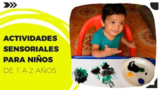 ACTIVIDADES SENSORIALES para niños de 1 a 2 años [upl. by Wilt]