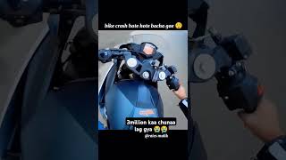 KTMrcalmostcrash😲bachgayapolicereaction😅motovlogytshortsshortsviral [upl. by Cherianne]