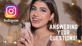 Answering your Questions  Malvika Sitlani Aryan [upl. by Retsam849]