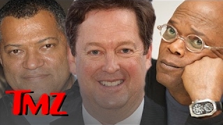 Samuel L Jackson DESTROYS News Anchor  Im Not Laurence Fishburne YOU MORON  TMZ [upl. by Malvina]